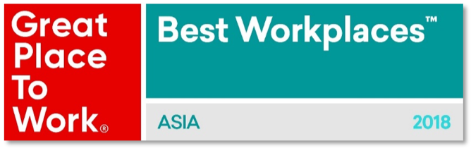 Great Place to Work - Best Workplaces 2018 - Asia